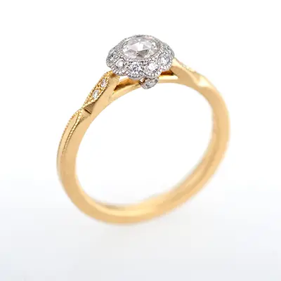 ローズカット エンゲージメントリング の婚約指輪 | ビジュピコ