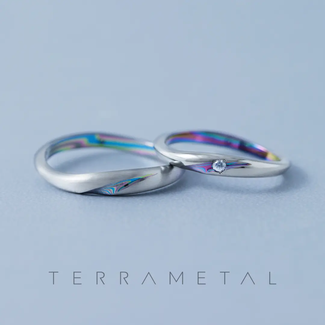 テラメタルシリーズ】CALLA -カラ- の結婚指輪 | ビジュピコ