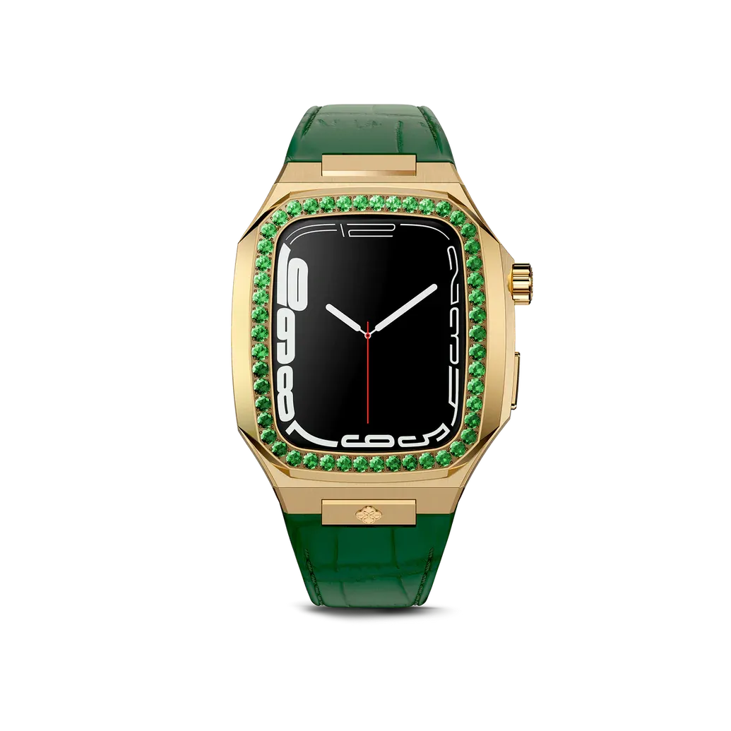 Apple Watch Case – CLD41 – Gold / Green