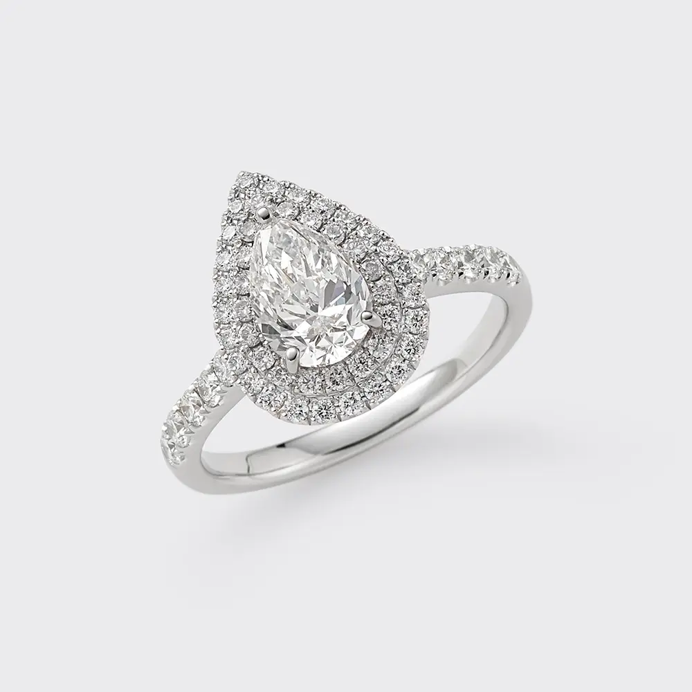 BIJOUPIKOオリジナル】1.01ct G VVS2 PE Pt900 ダイヤモンドリング