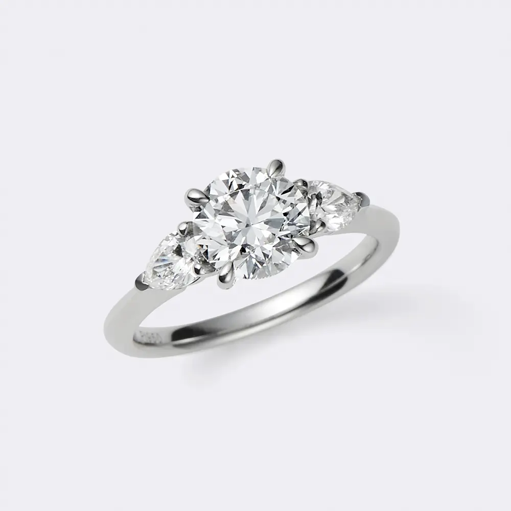 Tre Luci】1.50ct G VS1 3EX Pt950 ダイヤモンドリング | 結婚指輪
