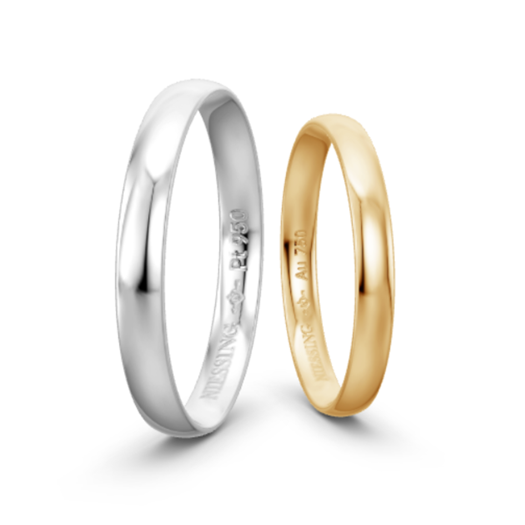 NIESSING NAVETTE -ニーシング ナベッテ -750SG×750SG- の結婚指輪