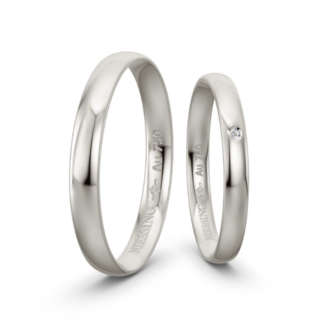 NIESSING NAVETTE -ニーシング ナベッテ -750FG×750FG- の結婚指輪