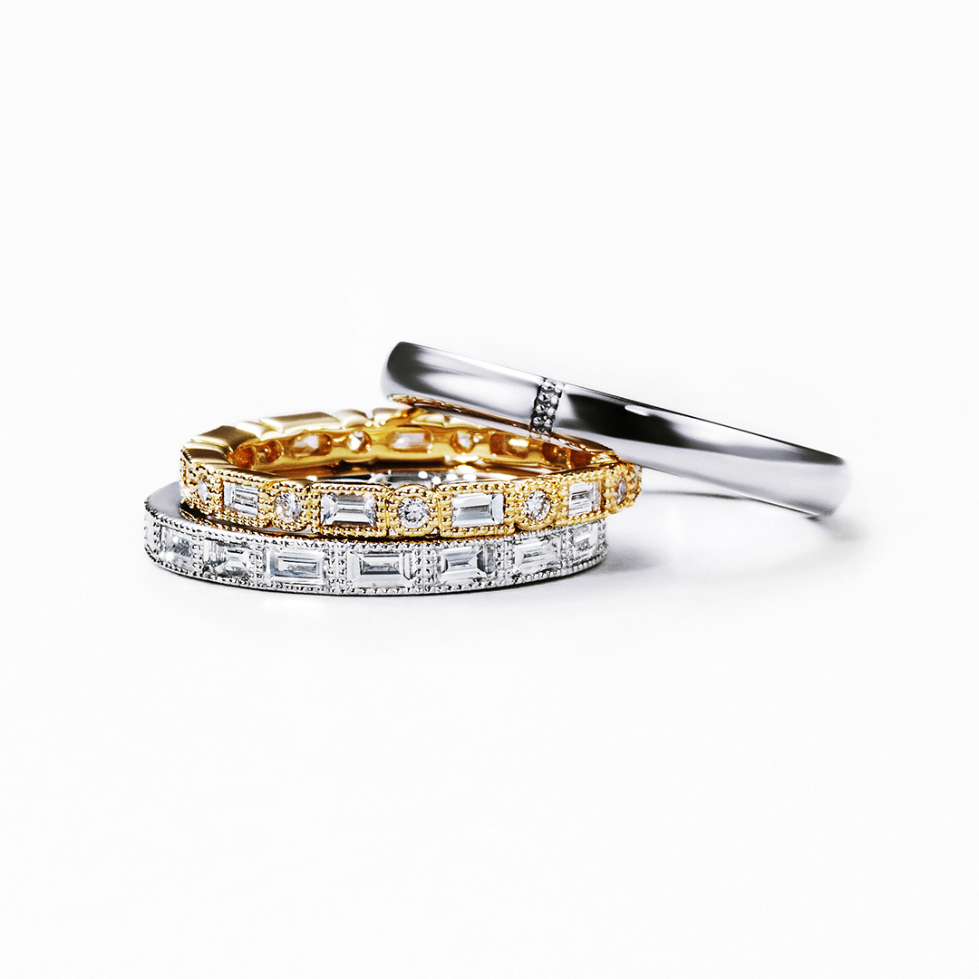 「かわいい～！」アクセサリーゴージャスな結婚指輪（マリッジリング）の商品一覧 | 結婚指輪・婚約