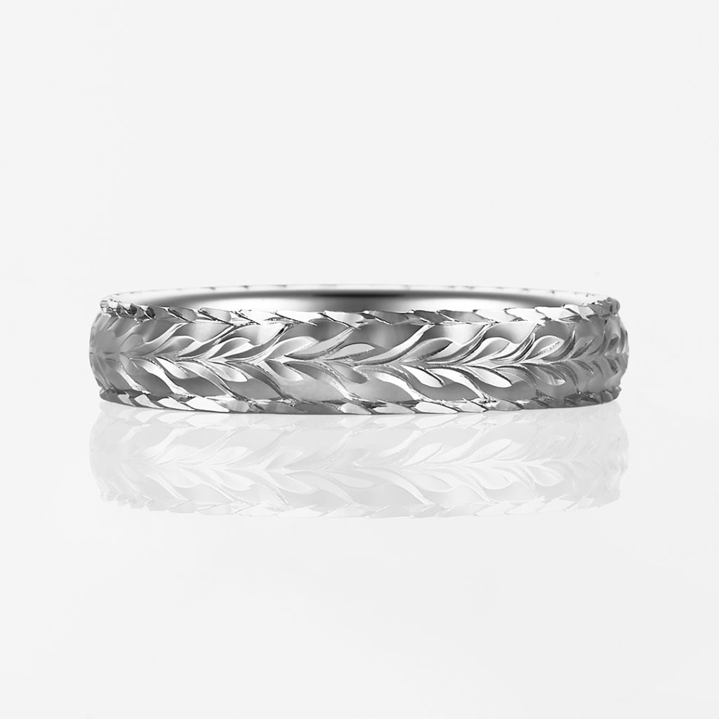 Maka-Plain Barrel- 結婚指輪 シンプル 個性派 ストレート 幅広 プラチナ