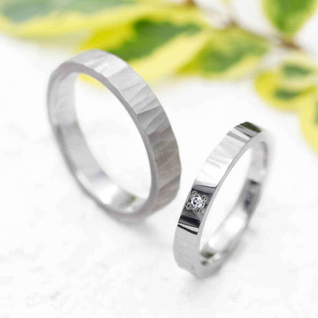 NAO 結婚指輪 シンプル ストレート プラチナ