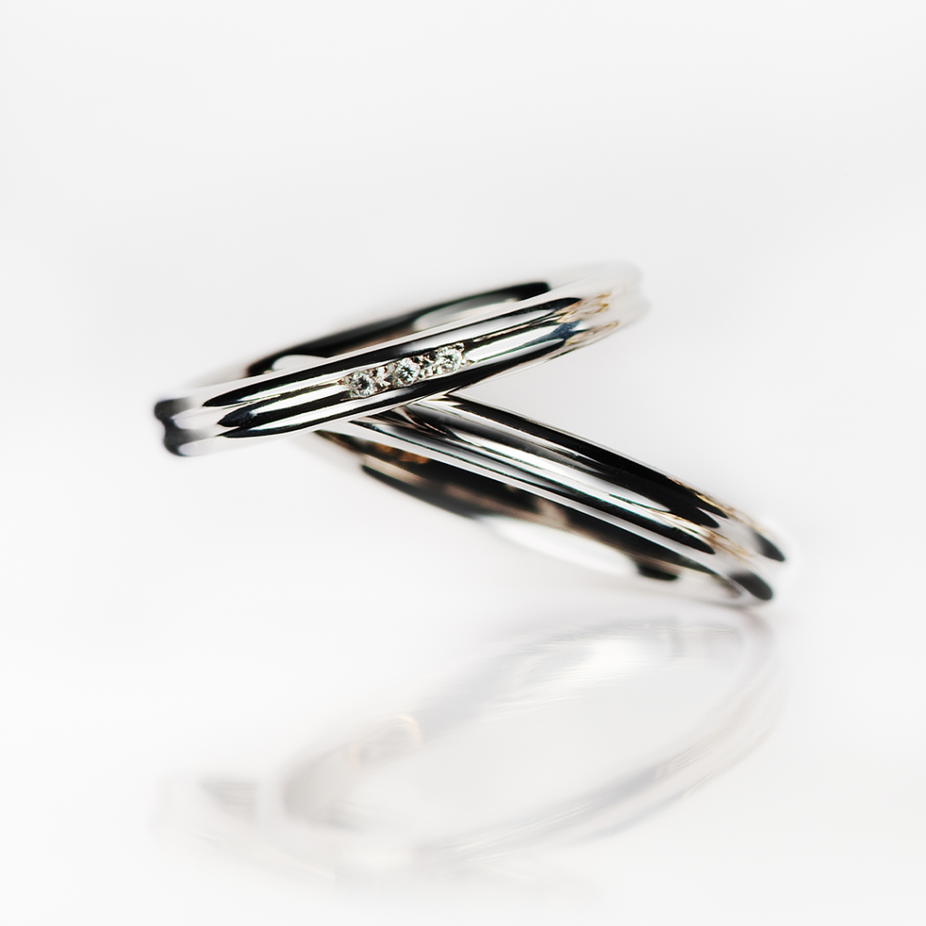 ensoleillé 結婚指輪 シンプル エレガント ストレート プラチナ