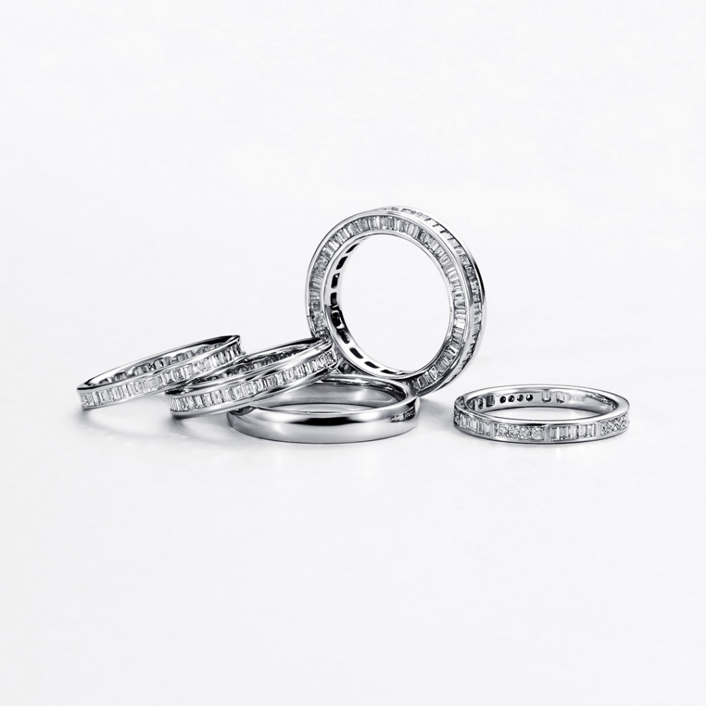 CLARTE 結婚指輪 シンプル ストレート プラチナ