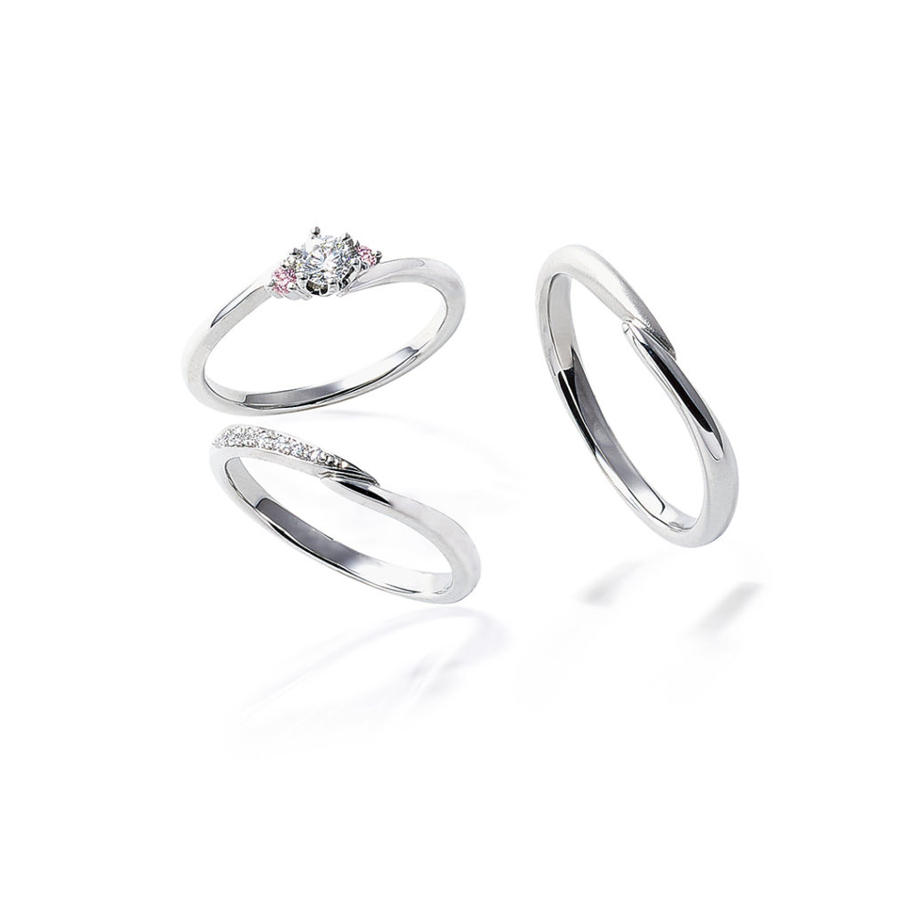 可愛いデザインのブライダルリング ブランド多数のビジュピコブライダル