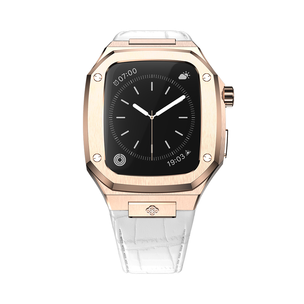 Apple Watch 7 Case – CL – ROSE GOLD/WHITE